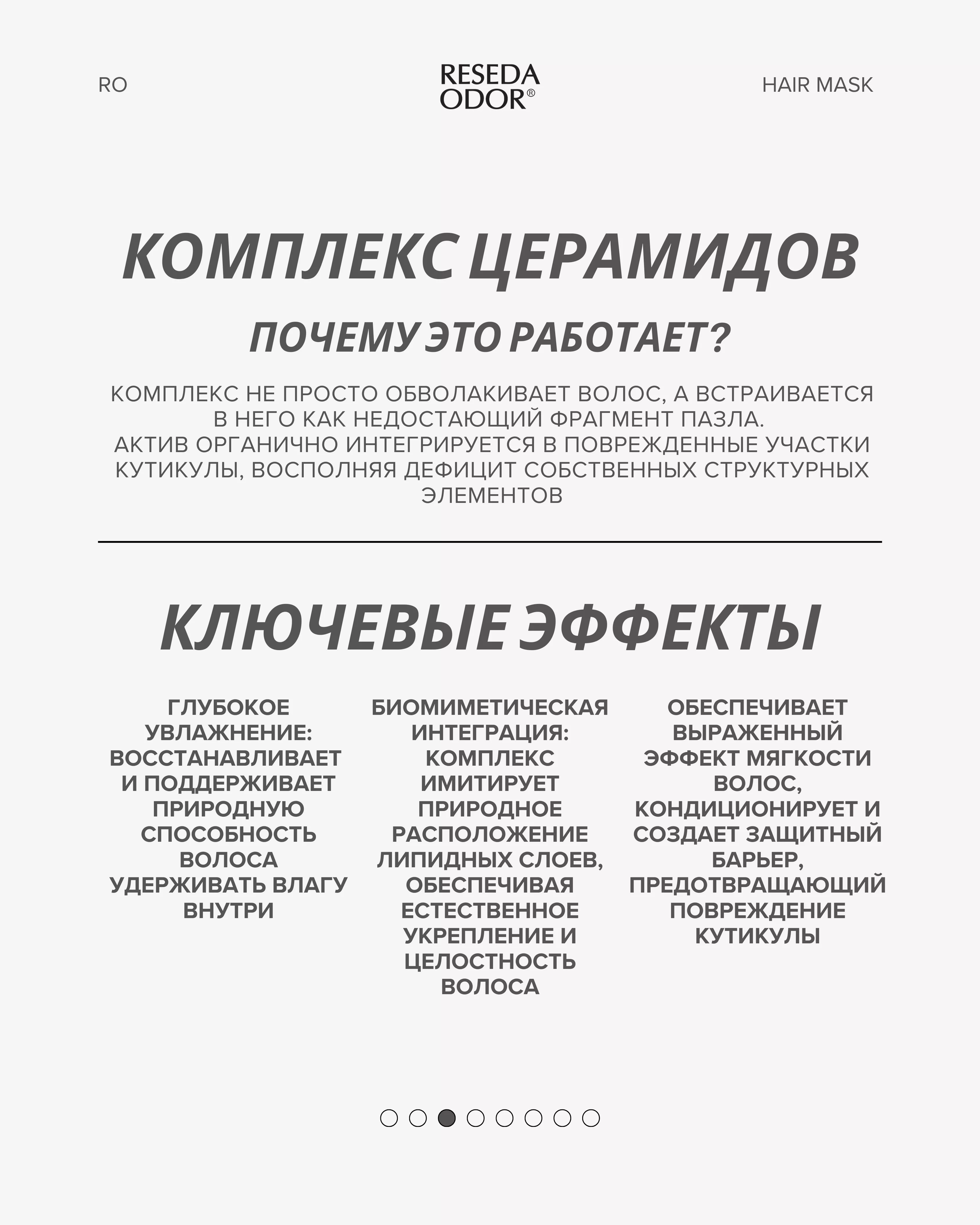 Липидная восстанавливающая маска для волос. Bio-Mimetic Repair Hair Mask - resedaodor.com