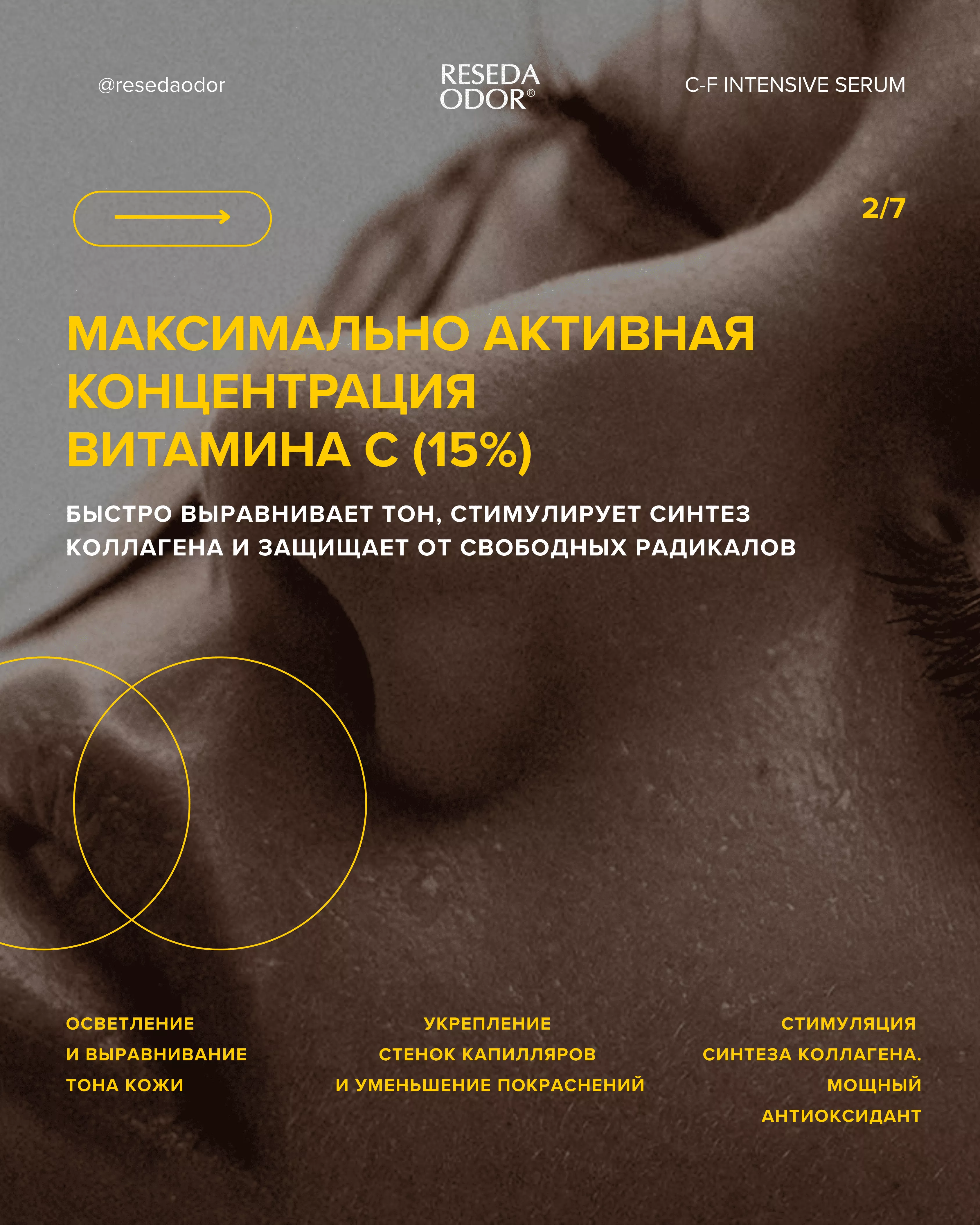 Сыворотка с витамином С 15% и феруловой кислотой C-F Intensive Serum (CLINIC) - resedaodor.com