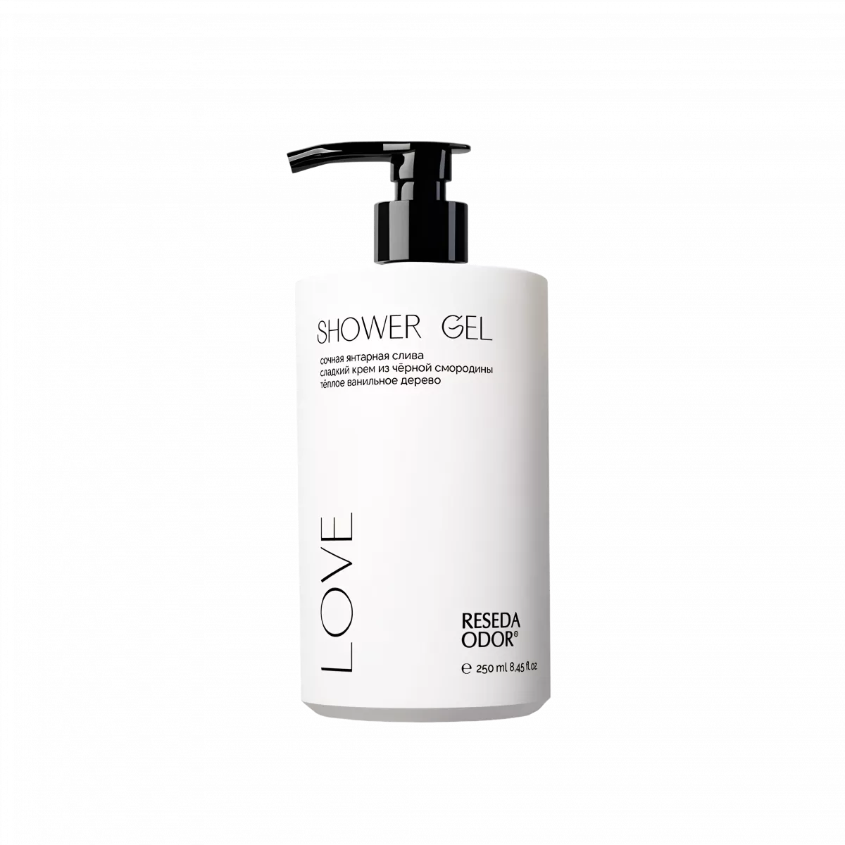 Гель для душа ЛЮБОВЬ. Shower Gel LOVE - resedaodor.com