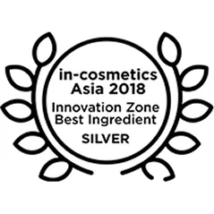 in-cosmetics Asia 2018 Innovation Zone Best Ingredient Silver